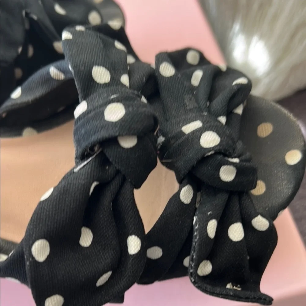 Kate Spade Black and White Platform Shoes